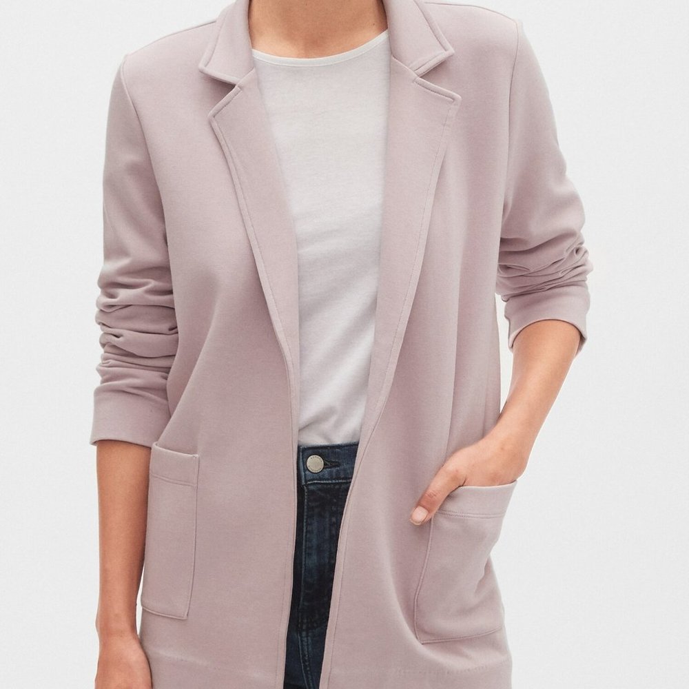 NWT Banana Republic Factory knit boyfriend blazer